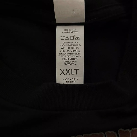 Men’s Big & Tall Santa Claws T-Shirt Size XXLT - Picture 5 of 5